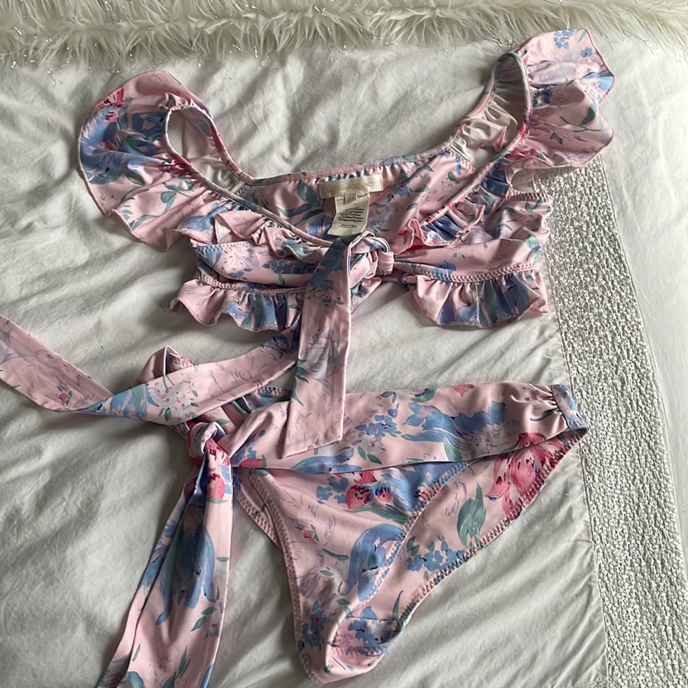 Beautiful Like new Love Shack Fancy Bikini worn 2 times
